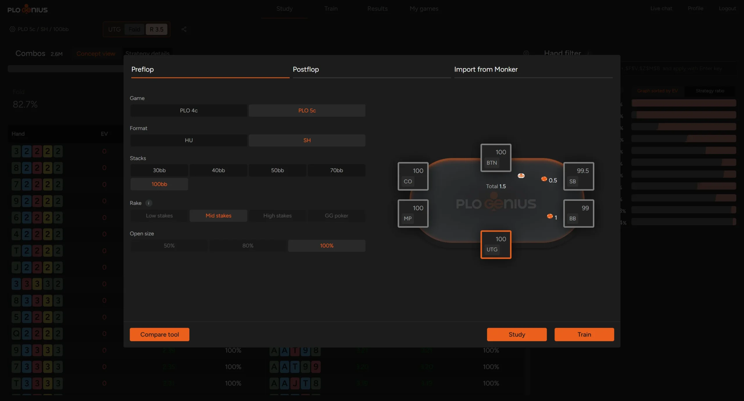 PLO Genius - Trainer