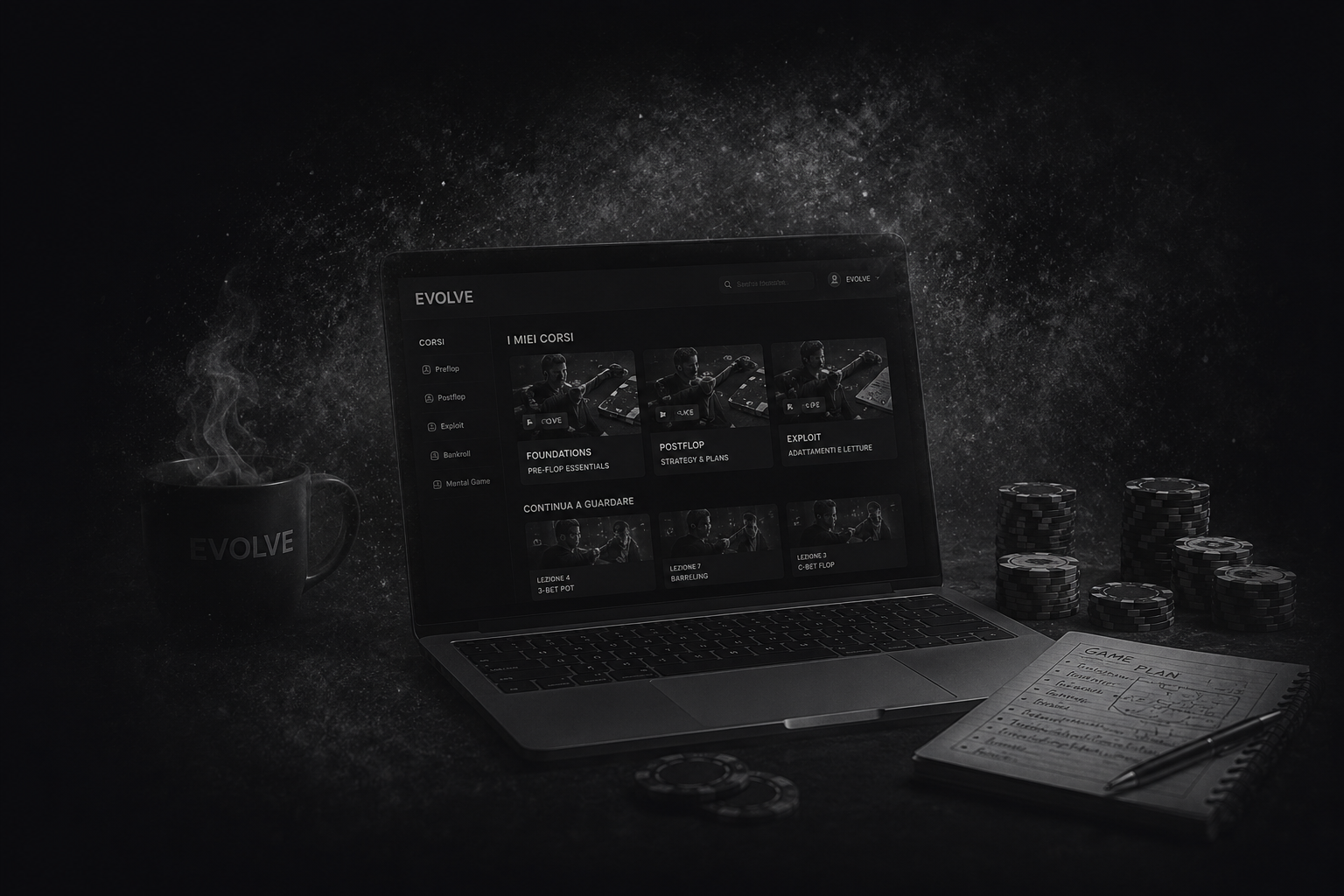 Videocorsi poker online EVolve Strategy Hub